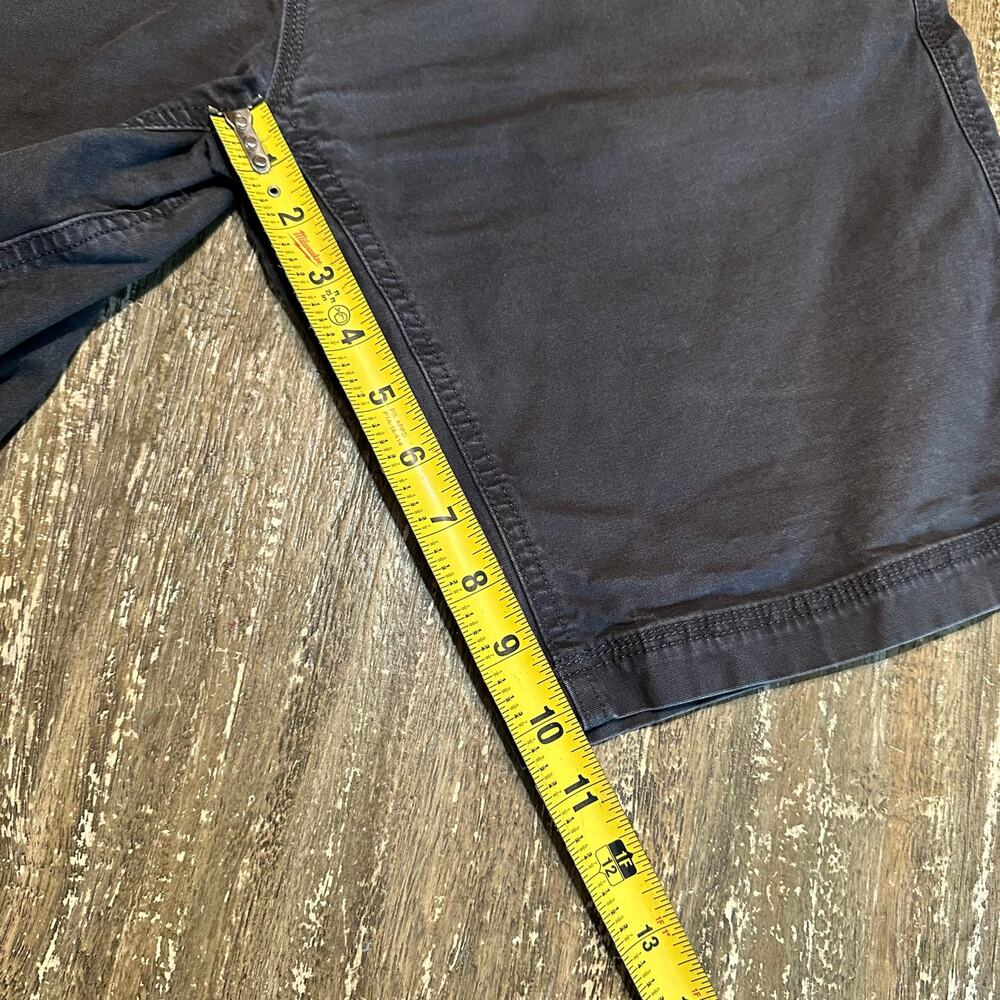 Prana Stretch Cargo Style Hiking Shorts Black Dark Gray Men’s Size 34W x 11L - Picture 7 of 12
